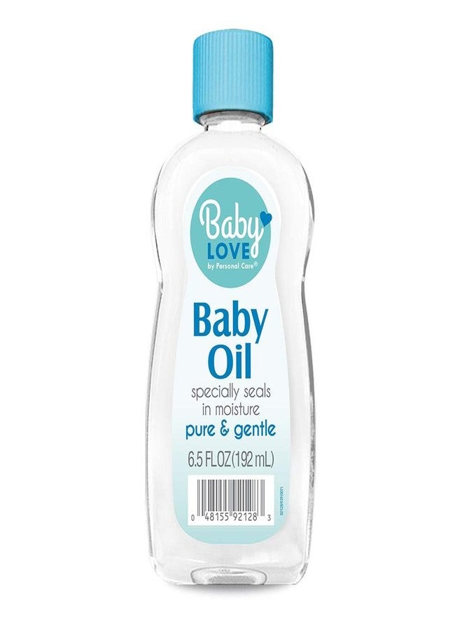 personal care Baby Love Baby Oil, Pure Mineral Oil to Prevent Moisture Loss, 6.5 fl oz - Image 2